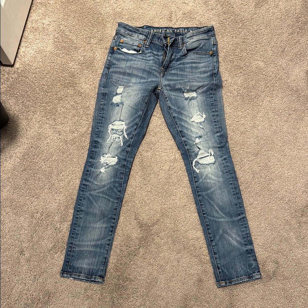 American Eagle Outfitters Classic Blue Denim Jeans
